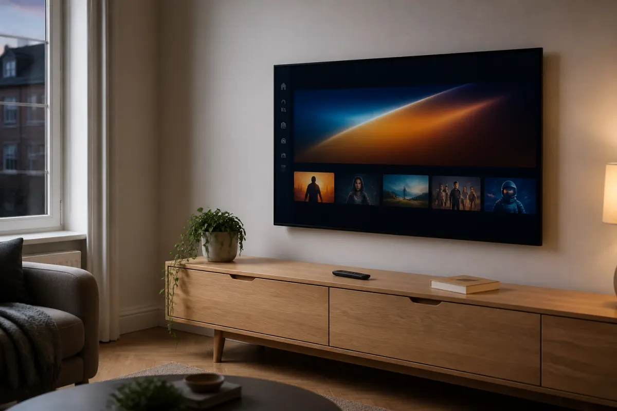 Living room TV ready for Citizen IPTV setup